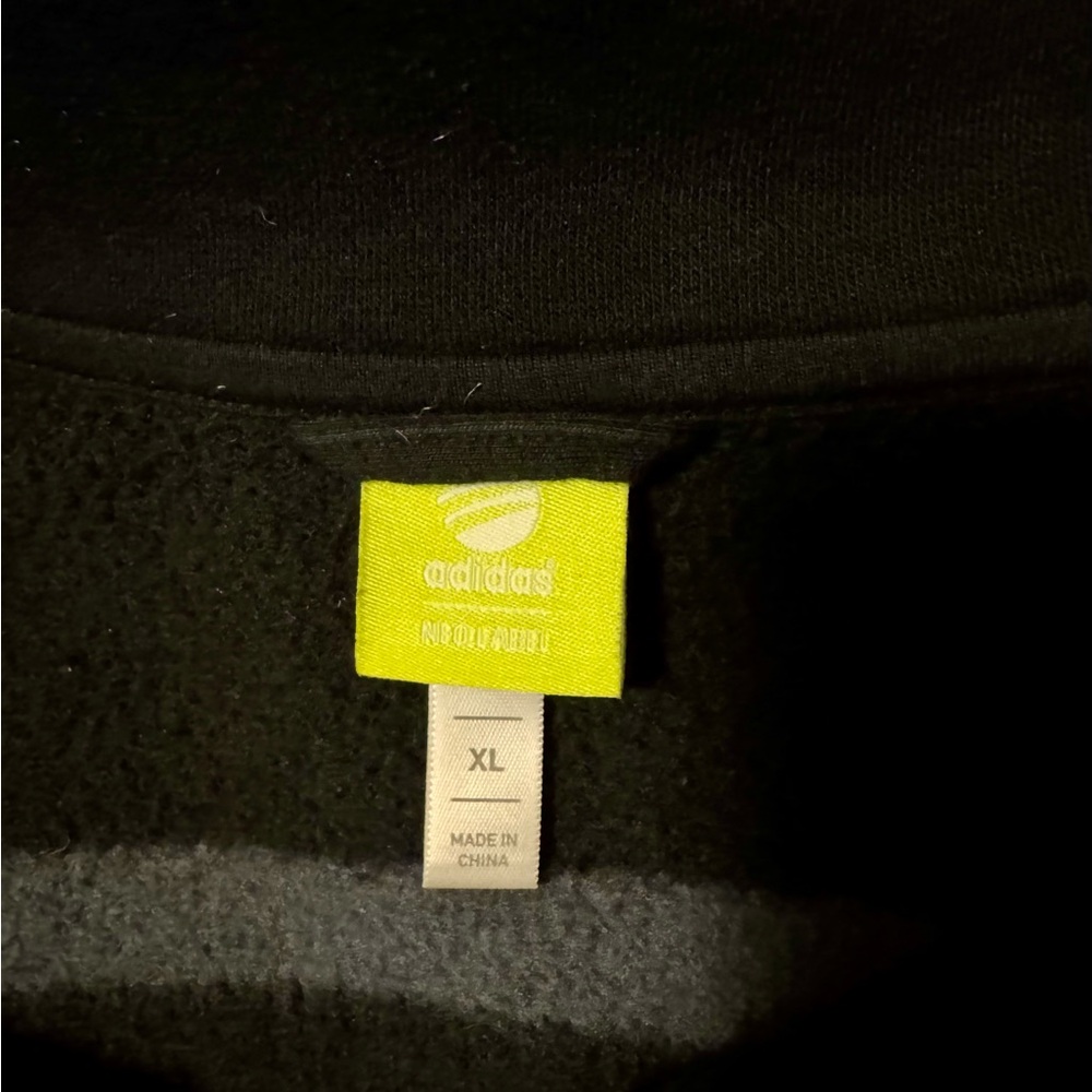 Adidas Men's Black and Gray Striped Sweatshirt, Size XL - Picture 12 of 12